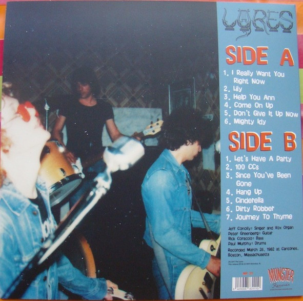 Lyres - Live At Cantones, Boston 1982 | Munster Records (MR 311) - 2