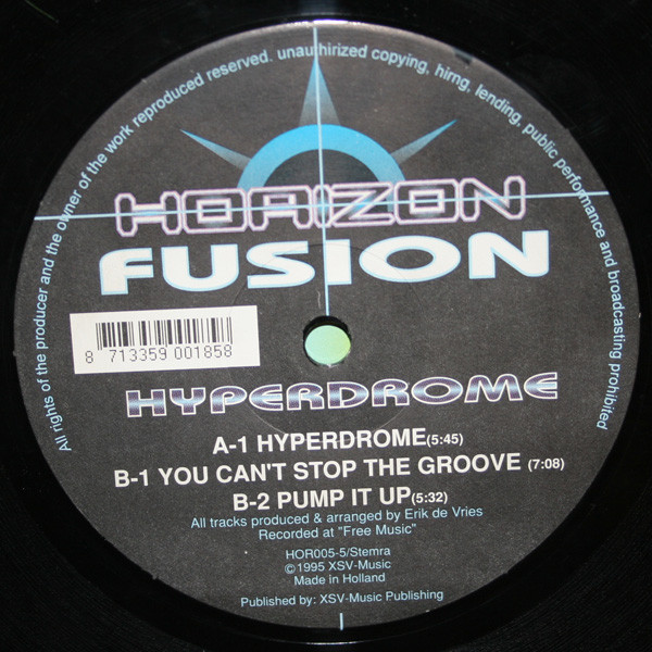 Fusion - Hyperdrome | Horizon Records (HOR005-5)