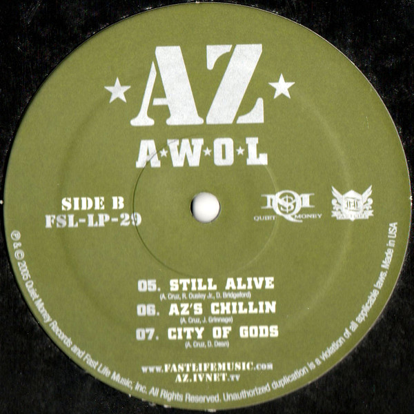 AZ - A.W.O.L | Fastlife (FSL-LP-29) - 4 AZ - A.W.O.L | Fastlife (FSL-LP-29) - 4