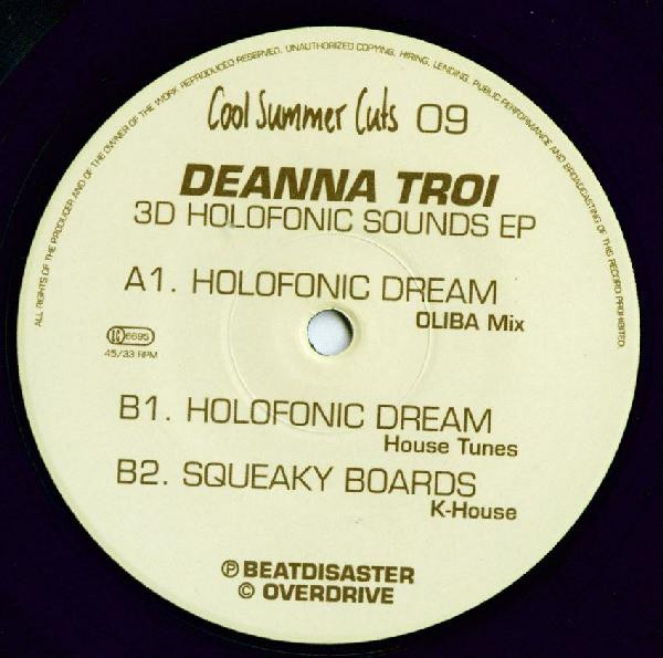 Deanna Troi - 3D Holofonic Sounds EP | Cool Summer Cuts (CSC 009) - main