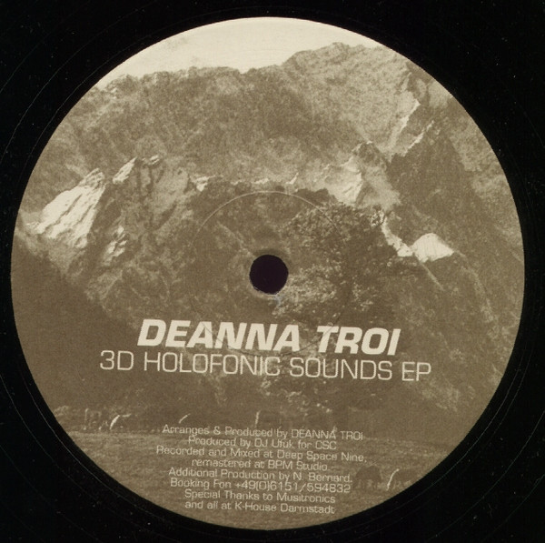 Deanna Troi - 3D Holofonic Sounds EP | Cool Summer Cuts (CSC 009) - 2