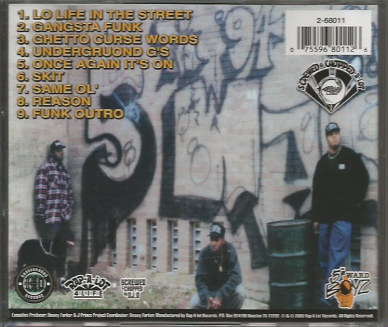 5th Ward Boyz - Gangsta Funk Screwed | Rap-A-Lot 4 Life (2-68011) - 2