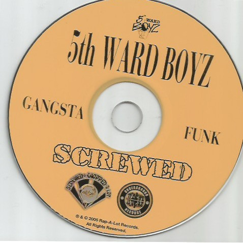 5th Ward Boyz - Gangsta Funk Screwed | Rap-A-Lot 4 Life (2-68011) - 3