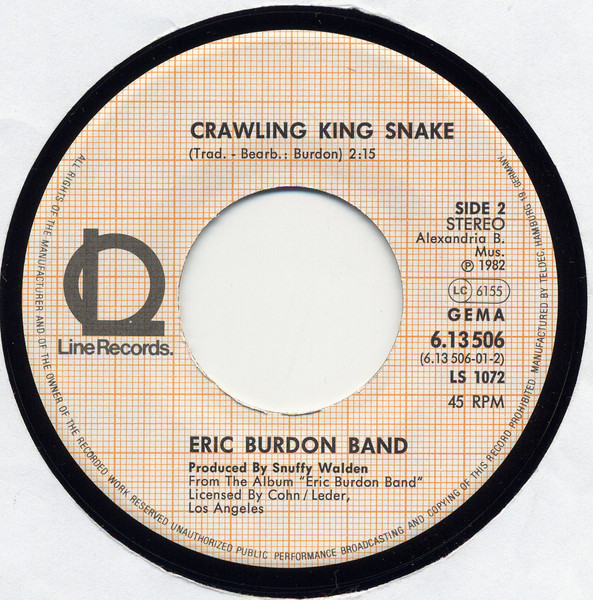 Eric Burdon Band - Take It Easy | Line Records (6.13 506) - 4