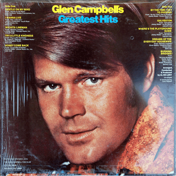 Glen Campbell - Glen Campbell's Greatest Hits | Capitol Records (SW-752) - 2