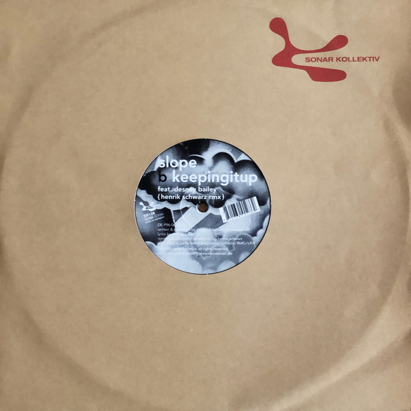 Slope - Runnin' / Keepingitup | Sonar Kollektiv (SK128) - 3