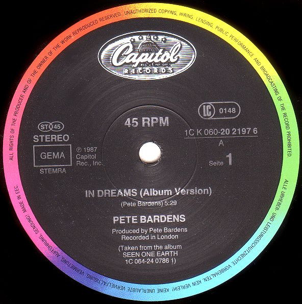Peter Bardens - In Dreams | Capitol Records (1C K 060-20 2197 6) - 3