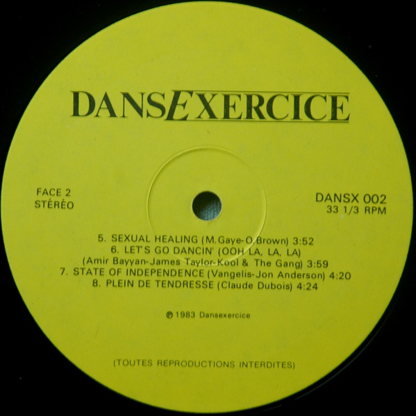 Claire Pimparé - DansExercice 2 [Vinyl] | DanseExercice (DANSX 002) - 4