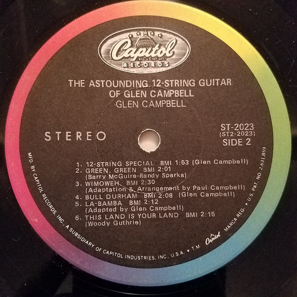 Glen Campbell - The Astounding 12-String Guitar Of Glen Campbell | Capitol Records (ST 2023) - 4 Glen Campbell - The Astounding 12-String Guitar Of Glen Campbell | Capitol Records (ST 2023) - 4