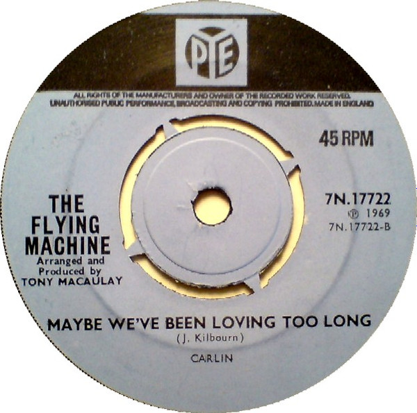 The Flying Machine - Smile A Little Smile For Me | Pye Records (7N.17722) - 2