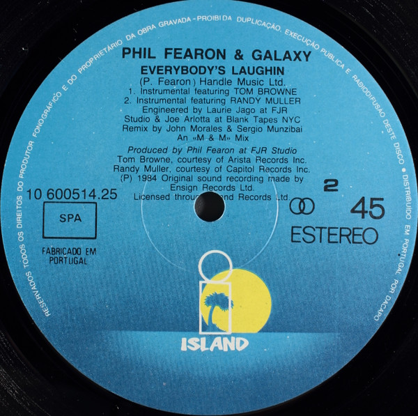 Phil Fearon & Galaxy - Everybody's Laughing | Island Records Ltd. (10.600514.25) - 3