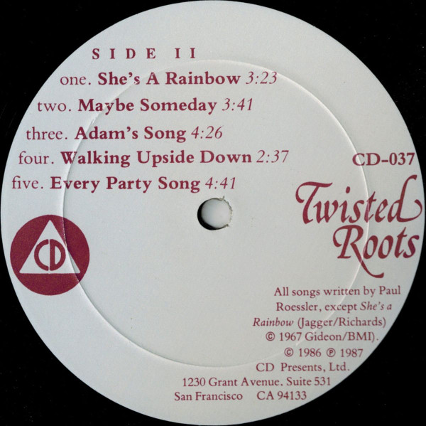 Twisted Roots - Twisted Roots | CD Presents, Ltd. (CD-037) - 4