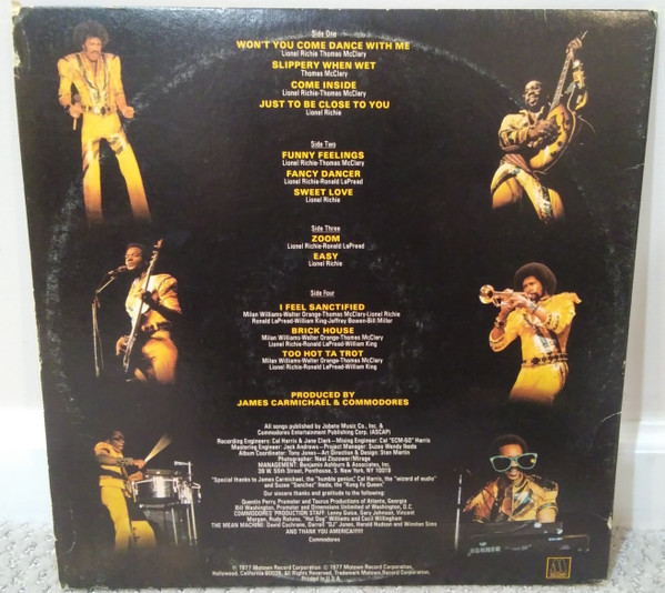 Commodores - Live! | Motown (M9-894A2) - 2
