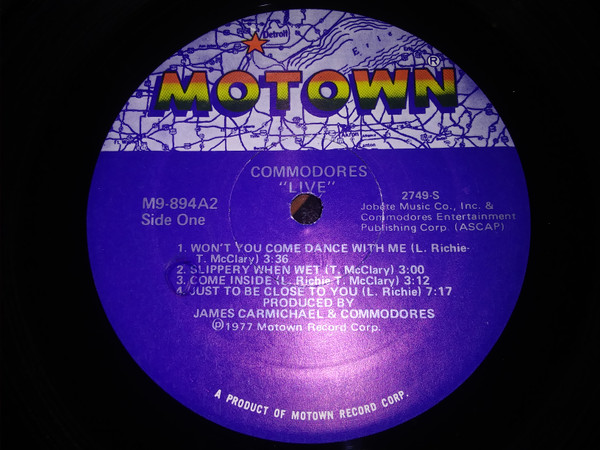 Commodores - Live! | Motown (M9-894A2) - 4