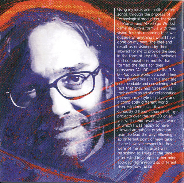 Al Di Meola &  Various - Vocal Rendezvous | SPV Recordings (SPV 78602 CD) - 3