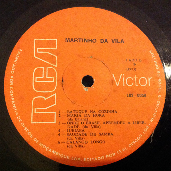 Martinho Da Vila - Batuque Na Cozinha | RCA Victor (103-0050) - 4 Martinho Da Vila - Batuque Na Cozinha | RCA Victor (103-0050) - 4