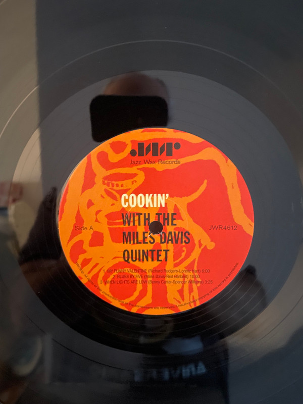 The Miles Davis Quintet - Cookin' With The Miles Davis Quintet | Jazz Wax Records (JWR 4612) - 3 The Miles Davis Quintet - Cookin' With The Miles Davis Quintet | Jazz Wax Records (JWR 4612) - 3