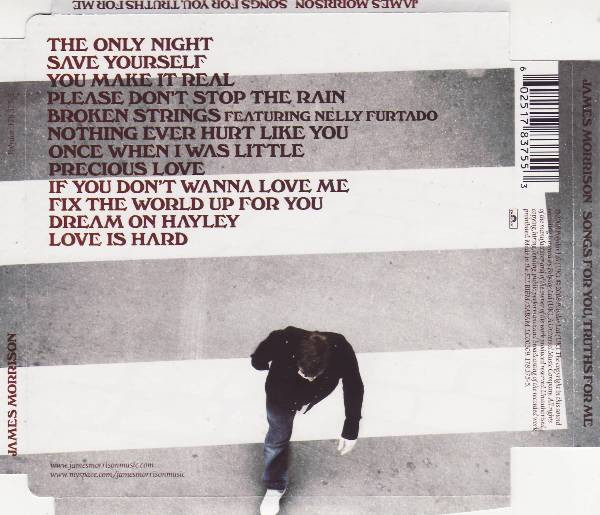 James Morrison - Songs For You, Truths For Me | Polydor (178 375-5) - 2