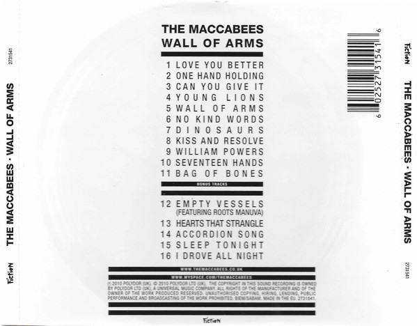 The Maccabees - Wall Of Arms | Fiction Records (2731541) - 4