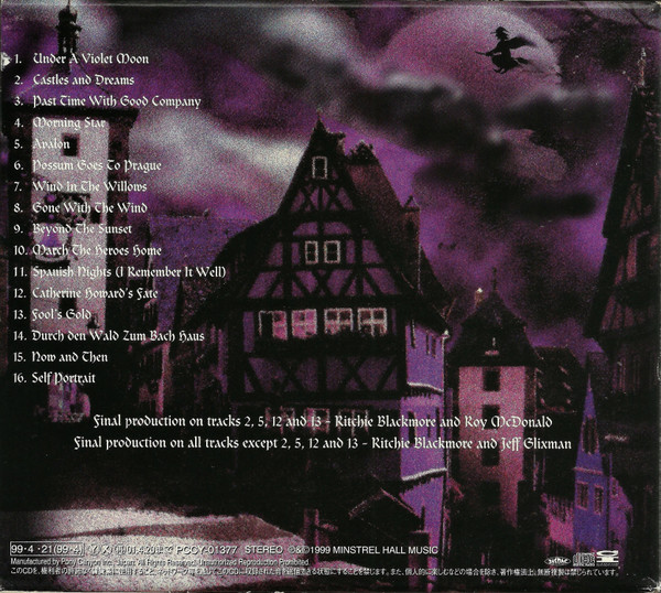 Blackmore's Night = Blackmore's Night - Under A Violet Moon =  アンダー・ア・ヴァイオレット・ムーン | Canyon International (PCCY-01377) - 3