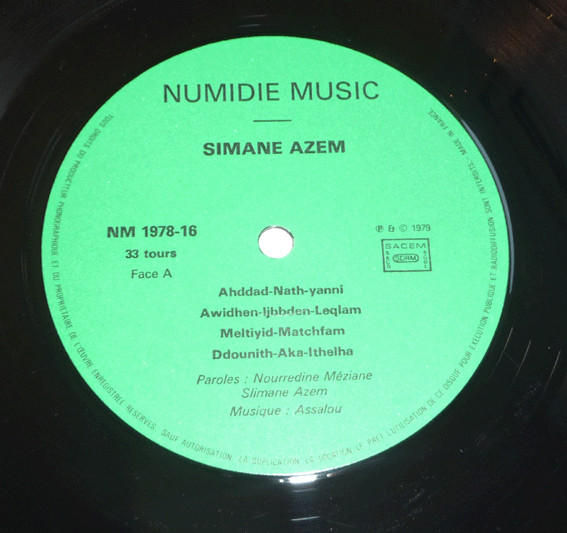 Slimane Azem - ...Melt Iyi d Ma Tecfam... | Numidie Music (NM 1978-16) - 4 Slimane Azem - ...Melt Iyi d Ma Tecfam... | Numidie Music (NM 1978-16) - 4