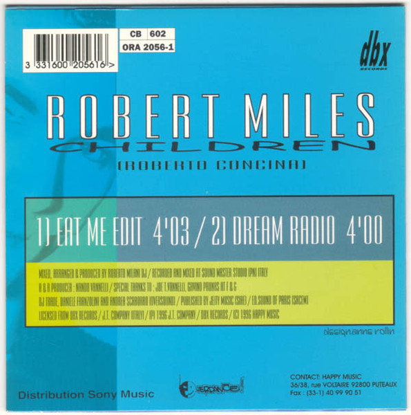 Robert Miles - Children | Overdance! (ORA 2056-1) - 2