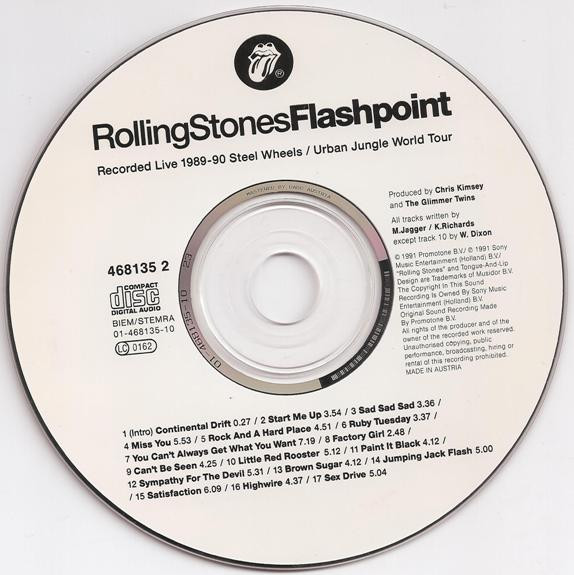 The Rolling Stones - Flashpoint | Rolling Stones Records (468135 2) - 3