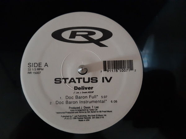 Status IV - Deliver | Radikal Records (RR 15014) Status IV - Deliver | Radikal Records (RR 15014)