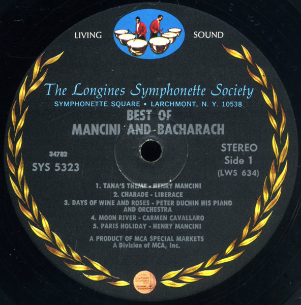 The Best Of Mancini And Bacharach