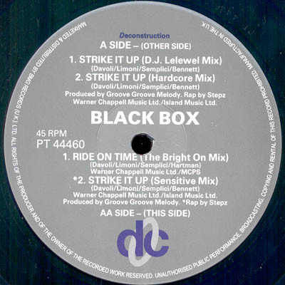 Black Box - Strike It Up (Remixed) | RCA (PT 44460) - 3