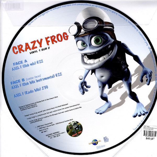 Crazy Frog - Axel F (Vinyl 1) | Universal Licensing Music (ULM) (983 039-3) - 2 Crazy Frog - Axel F (Vinyl 1) | Universal Licensing Music (ULM) (983 039-3) - 2