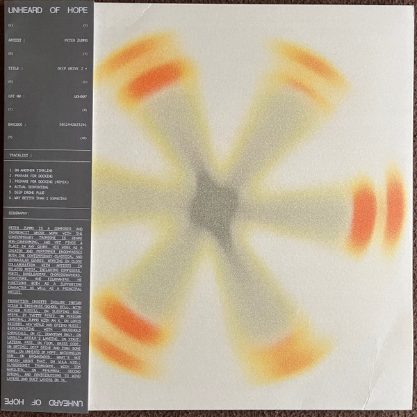 Peter Zummo - Deep Drive 2+ (Transparent Vinyl) [Vinyl] | Unheard Of Hope (UOH007) - 2