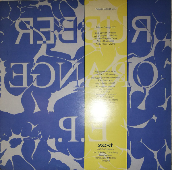 Rubber Orange - Rubber Orange E.P. | Zest Communications (ZERO 2) - 2 Rubber Orange - Rubber Orange E.P. | Zest Communications (ZERO 2) - 2