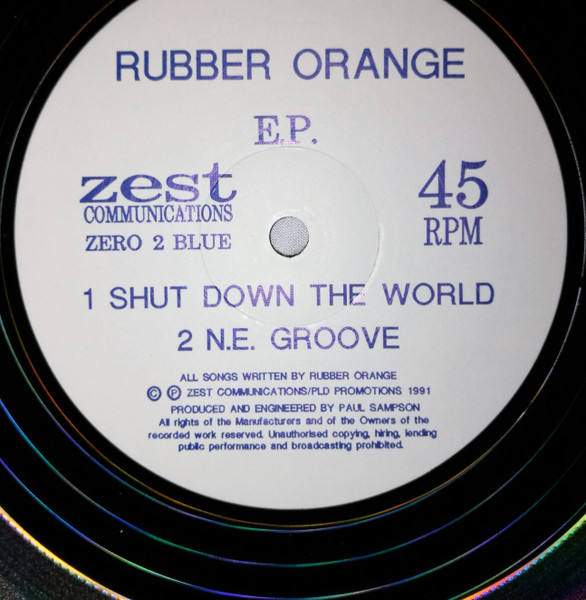 Rubber Orange - Rubber Orange E.P. | Zest Communications (ZERO 2) - 4 Rubber Orange - Rubber Orange E.P. | Zest Communications (ZERO 2) - 4
