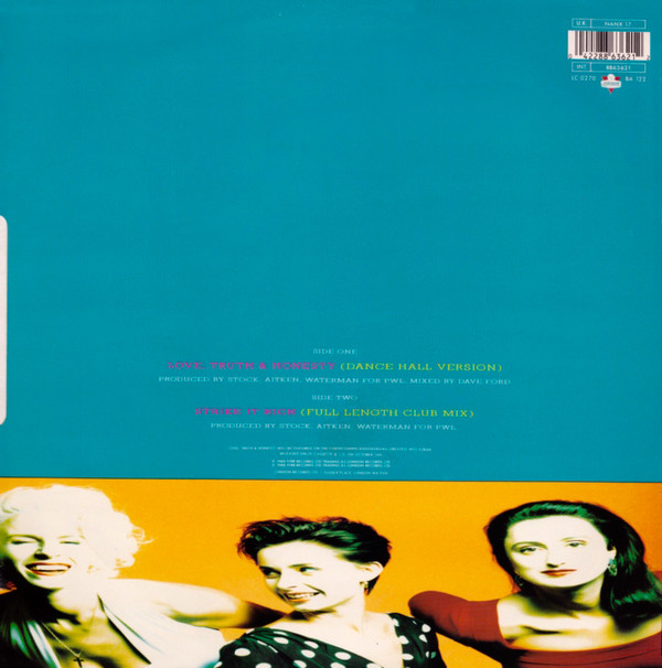 Bananarama - Love, Truth & Honesty | London Records (NANX 17)