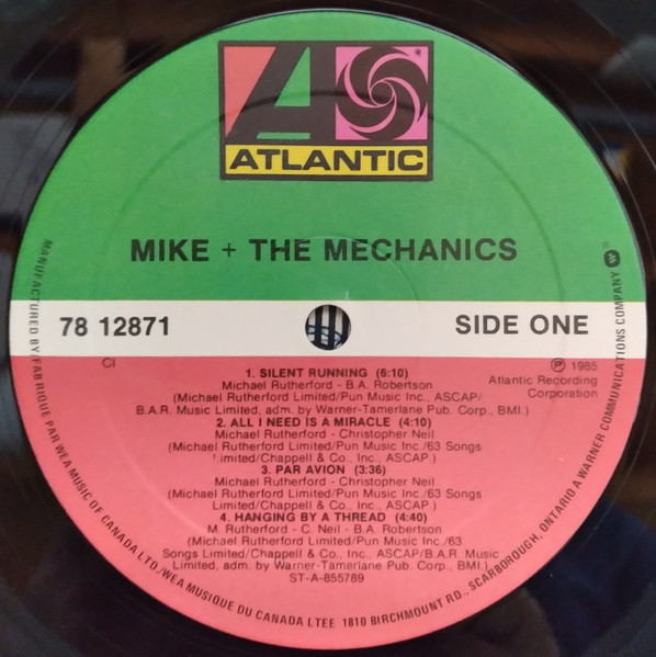 Mike & The Mechanics - Mike + The Mechanics | Atlantic (78 12871) - 2 Mike & The Mechanics - Mike + The Mechanics | Atlantic (78 12871) - 2