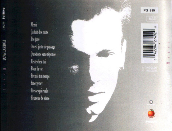 Florent Pagny - Merci | Philips (842 749-2) - 2
