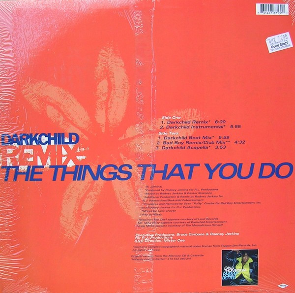 Gina Thompson Featuring Raekwon , Mr. Mike Nitty And Craig Mack - The Things That You Do (Darkchild Remix) | Mercury (314 578 713-1) - main