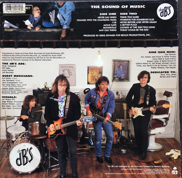 The dB's - The Sound Of Music | I.R.S. Records (IRS-42055) - 2 The dB's - The Sound Of Music | I.R.S. Records (IRS-42055) - 2