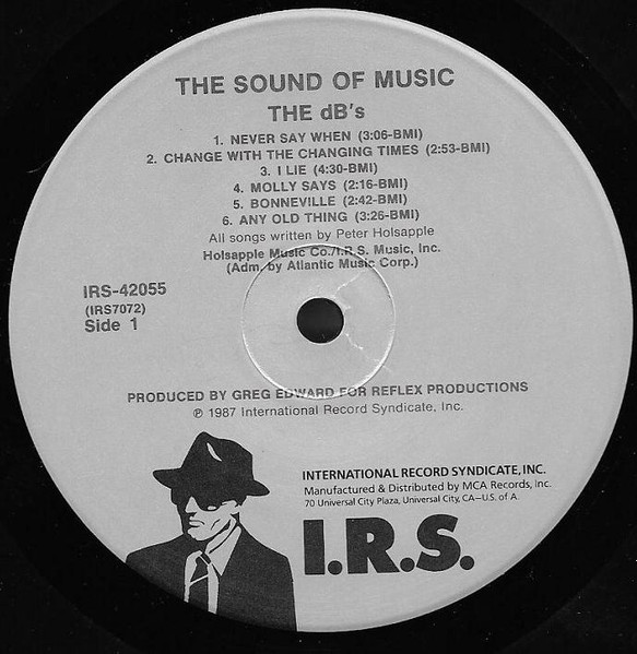 The dB's - The Sound Of Music | I.R.S. Records (IRS-42055) - 3 The dB's - The Sound Of Music | I.R.S. Records (IRS-42055) - 3