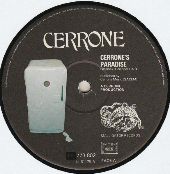 Cerrone - Cerrone's Paradise | Malligator (773 802) - 3