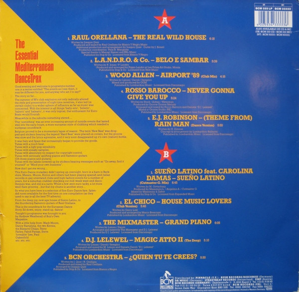 Various - Sueño! The Essential Mediterranean Dancetrax | BCM Records (BCM 333 LP) - 2