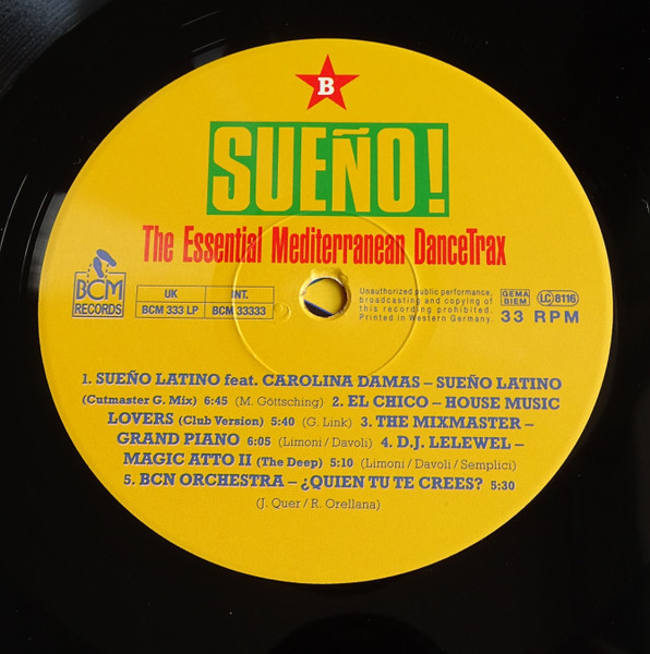 Various - Sueño! The Essential Mediterranean Dancetrax | BCM Records (BCM 333 LP) - 4