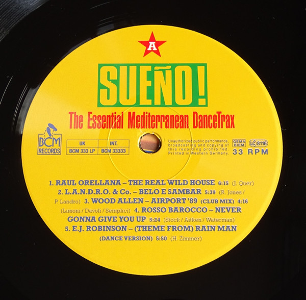 Various - Sueño! The Essential Mediterranean Dancetrax | BCM Records (BCM 333 LP) - 3