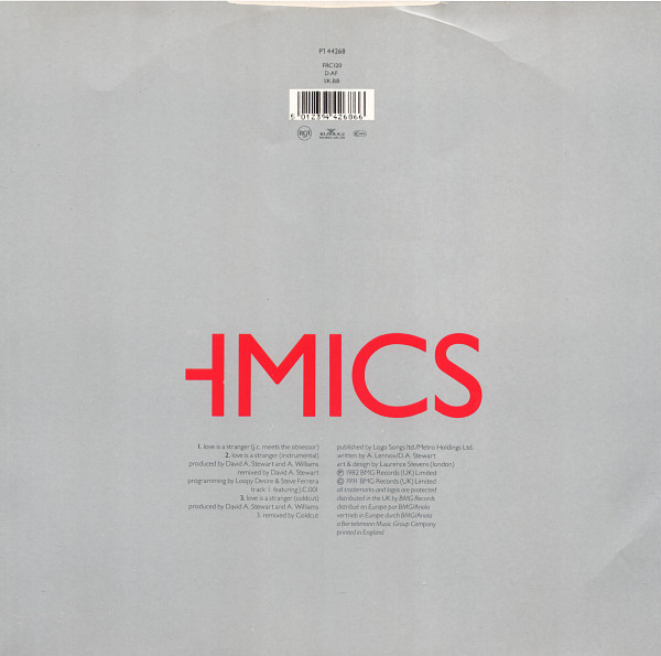 Eurythmics - Love Is A Stranger (Remix) | RCA (PT 44268) - 2