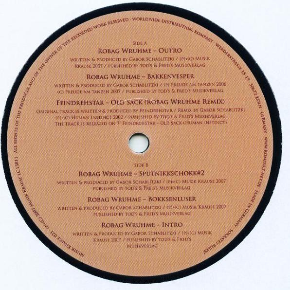 Robag Wruhme - The Lost Archive ❦ 1998 - 2007 | Musik Krause (MK 21) - 3