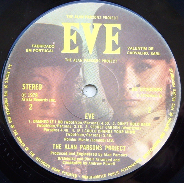 The Alan Parsons Project - Eve | Arista (8E 07263063) - 4