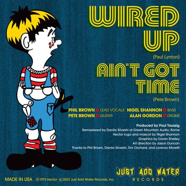 Hector - Wired Up (7" - Limited Edition) [Vinyl] | Just Add Water (JAW050) - 2