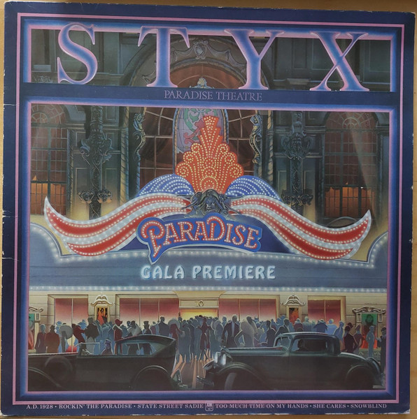 Styx - Paradise Theatre | A&M Records (AMLK 63719)