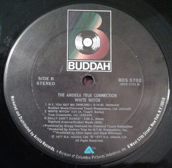 Andrea True Connection - White Witch | Buddah Records (BDS 5702) - 3